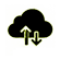 Icona tecnologia cloud